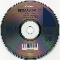 Здесь вы сможете скачать установочный диск принтера Canon PIXMA IP2700